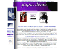 Tablet Screenshot of jayne-dennis.com